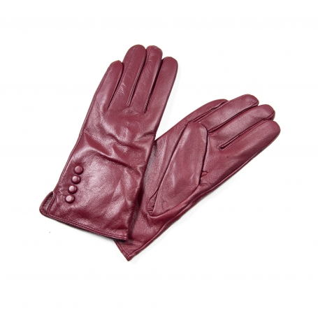 Mănuși de damă din piele naturală G05-03-BORDO