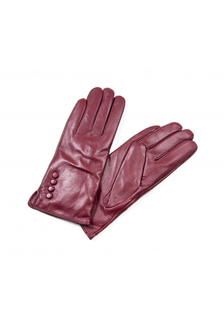 Mănuși de damă din piele naturală G05-03-BORDO