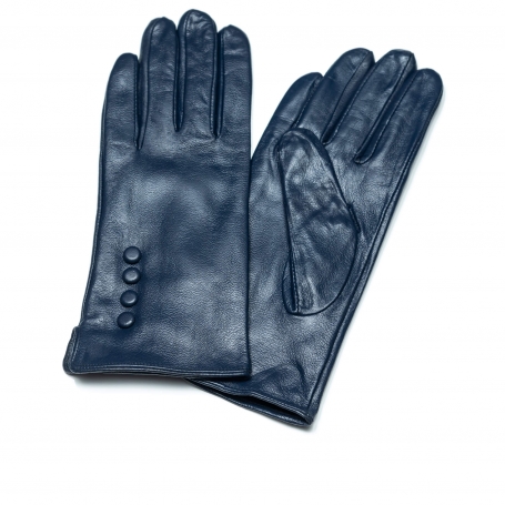 Mănuși de damă din piele naturală G05-02-ALBASTRE