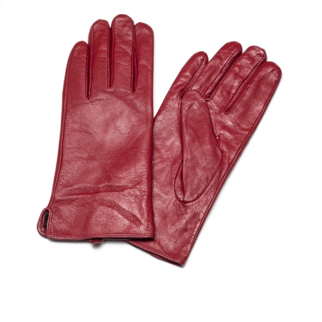 Mănuși de damă din piele naturală G06-03-BORDO