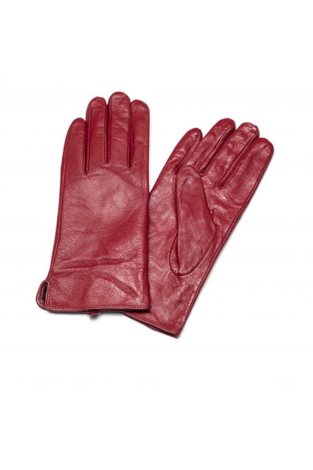 Mănuși de damă din piele naturală G06-03-BORDO