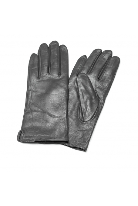 Mănuși de damă din piele naturală G06-04-GRI