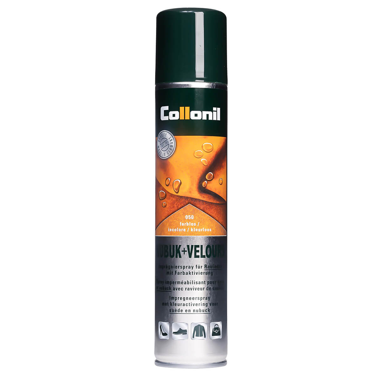 Gaseous Contempt Refinery spray impermeabilizeaza si protejeaza pielea nabuk si pielea intoarsa.